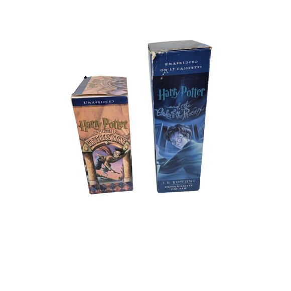 Harry Potter Unabridged Cassette Tapes: Order of the Phoenix &Sorcerers Stone - Picture 5 of 6
